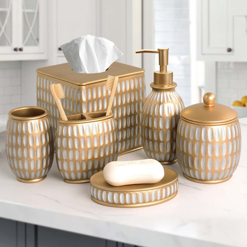 House of Hampton® Dorina 6 Piece Bathroom Accessory Set Wayfair